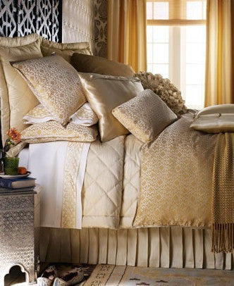 Ann Gish Bedding, Byzantine Pearl Queen Duvet Cover NEW