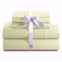 At Home 300TC Sheet Set Full Pale Green NEW