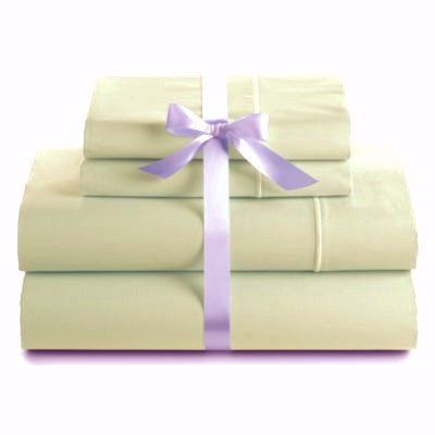 At Home Essentials King Sheet Set 300 TC Thread Count Pale Green NEW